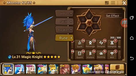 Ranking the Summoners War Magic Knight in Comparison to Other Units